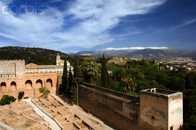 The Alcazab Section of the Alhambra
